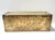 English Vintage Brass Box Hammered Repoussé Slipper Box For Sale - Image 3 of 11