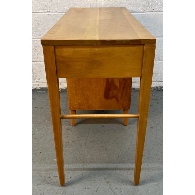 1960s Mid-Century Modern Birch Writing Desk by Morris of California For Sale In New York - Image 6 of 12