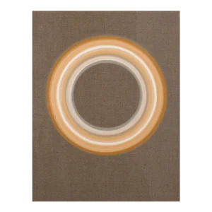 Contemporary Abstract Acrylic on Linen Painting "Con Leche" by Matthew Langley
