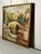Vintage Cityscape Bridge Still Life Framed Original Oil Painting, Green, Brown, Cream For Sale In Houston - Image 6 of 12