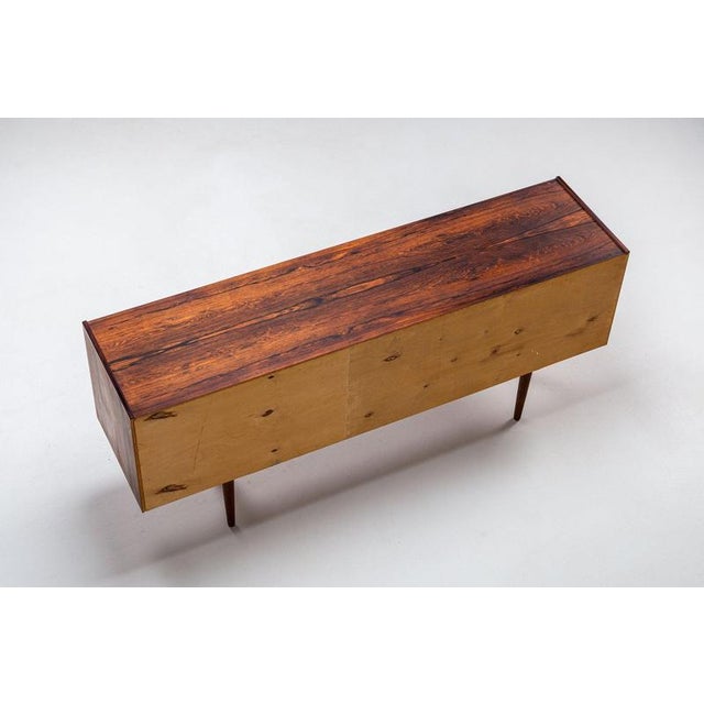 Scandinavian Symmetric Sideboard in Rosewood, Denmark, 1960 For Sale - Image 9 of 18