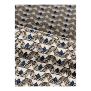 The House of Scalamandré Crizia Fabric, Stone Denim For Sale