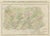 French Geographical Map of Pensylvania, 1825 For Sale