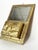 Glass Gilded Mirror with Letter Holder, France, 1970s For Sale - Image 7 of 14