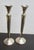 Tall sterling silver and weighted candlesticks by N S Co. The pair measures 9.25" tall and is 2.9" wide at the base. Mid-...