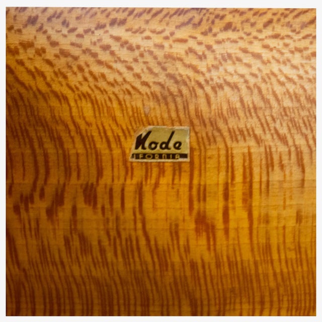 Wood Very Rare Cal-Mode Dresser by Brown Saltman Lacquered in Laguna Blue For Sale - Image 7 of 8