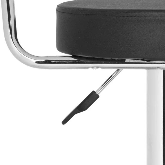 Ryan Swivel Barstool in Black For Sale - Image 4 of 6