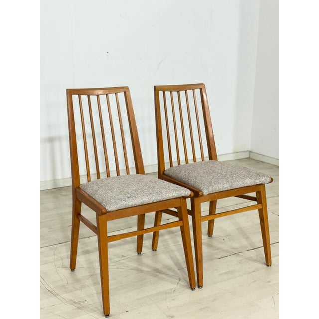 Vintage Dining Chairs from Hellerau, 1960s, Set of 2 For Sale - Image 5 of 12