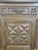 Metal Low Oak 3-Door Sideboard with Rosettes and Star For Sale - Image 7 of 9