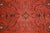 Red Middle Eastern Hand-Knotted Sarough Rug For Sale - Image 8 of 10