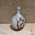 For your consideration, a vintage 1970s studio pottery bottle vase, likely of Japanese or California studio origin. It...