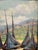 Mid-Century Modern “Drying the Fishing Nets, Nazaré, Portugal” by Burnice Huggins, 1967 For Sale - Image 3 of 11