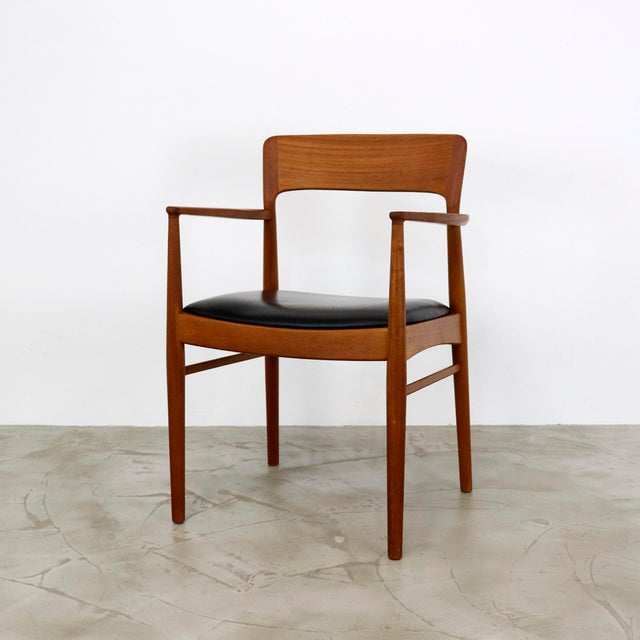 Vintage Teak Armchair by Henning Kjærnulf for Korup Stolefabrik, 1960s For Sale - Image 14 of 14