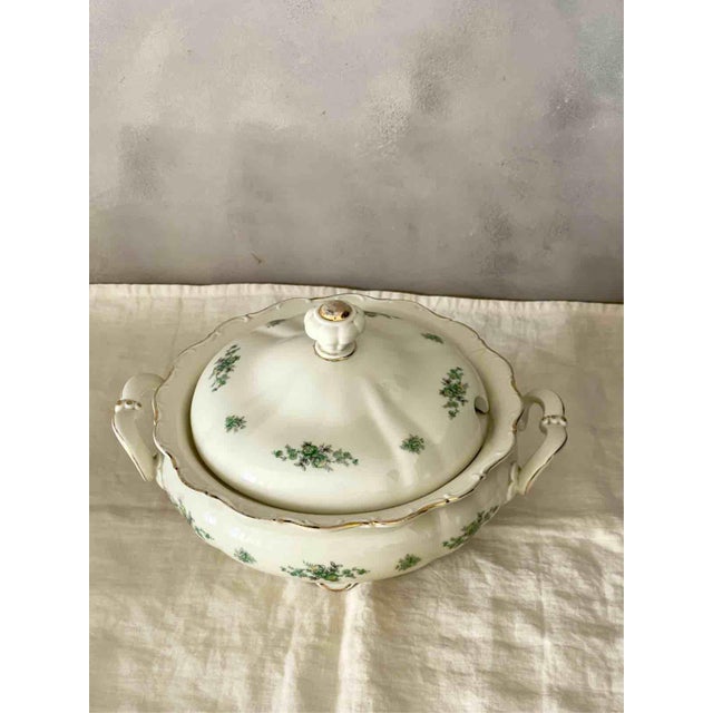 Porcelain Theresia Tureen with Gilt Details from Seltmann Weiden, Germany, 1950s For Sale - Image 13 of 16