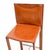 Brown Vintage Italian Leather Bar Stools by Enrico Pellizzoni, 1980, Set of 2 For Sale - Image 8 of 11