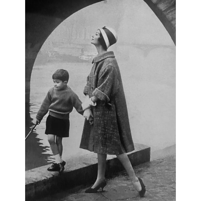 This print of Simone D'Aillencourt was taken and published in March 1958 wearing a Lanvin-Castillo top coat. (One of the...