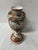 Vase couvert en porcelaine polychrome Motif a décor végétaux Bon état Dimension H 40 x 22 cm de diamètre XX siècle