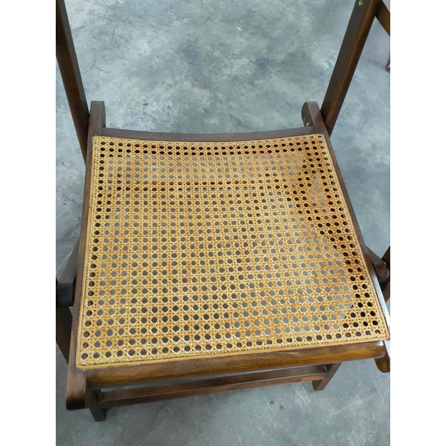 Mid-Century Grid Folding Chair, 1970, Set of 2 For Sale - Image 6 of 9