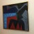 Contemporary James Kelly Blue Abstract Painting For Sale - Image 3 of 8