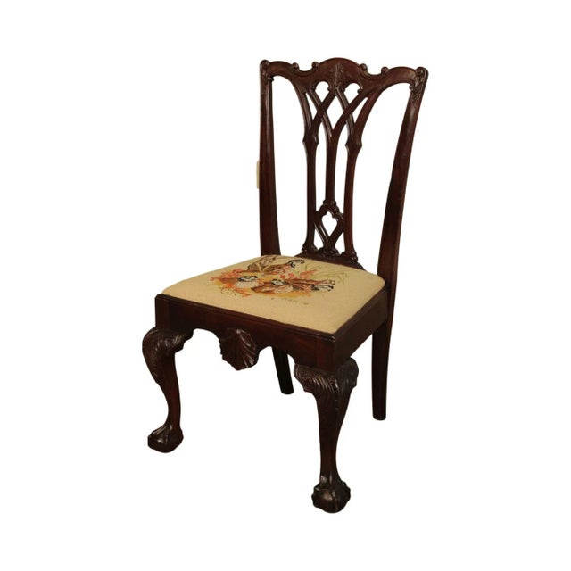 Antique Chippendale Style Centennial Period Mahogany Ball & Claw Chair For Sale - Image 13 of 13