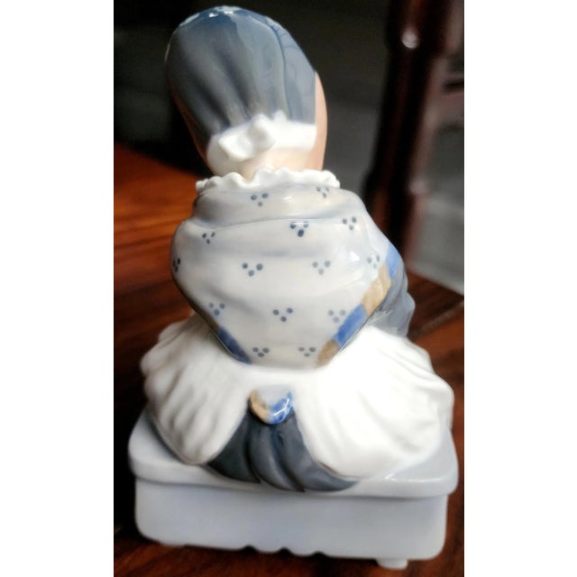 Ceramic Royal Copenhagen Danish Hand-Painted Fine Porcelain Figurine For Sale - Image 7 of 13
