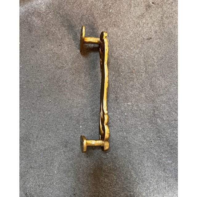 Golden Peacock Door Handle For Sale - Image 4 of 6