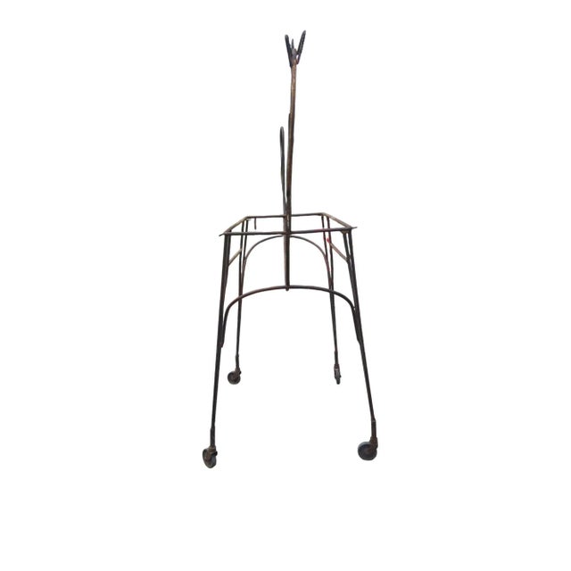 Vintage Horse Shaped Bar Cart Mid Century Sculpture 1950s Retro Decor For Sale In Wichita - Image 6 of 18