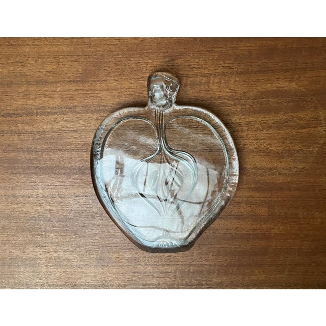 Vintage Scandinavian Heavy Glass Plate, 1970s For Sale - Image 9 of 18