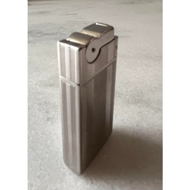 Metal Vintage Mid Century a.s.r Ascot Chrome Pocket Lighter For Sale - Image 7 of 13