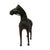 English Vintage Mid Century Leather Clad Horse Figurine W/Saddle & Bridle - English Equestrian For Sale - Image 3 of 5