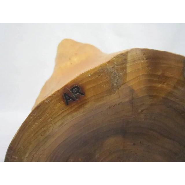 Tall Burlwood Sculpture, Bucket For Sale - Image 6 of 10