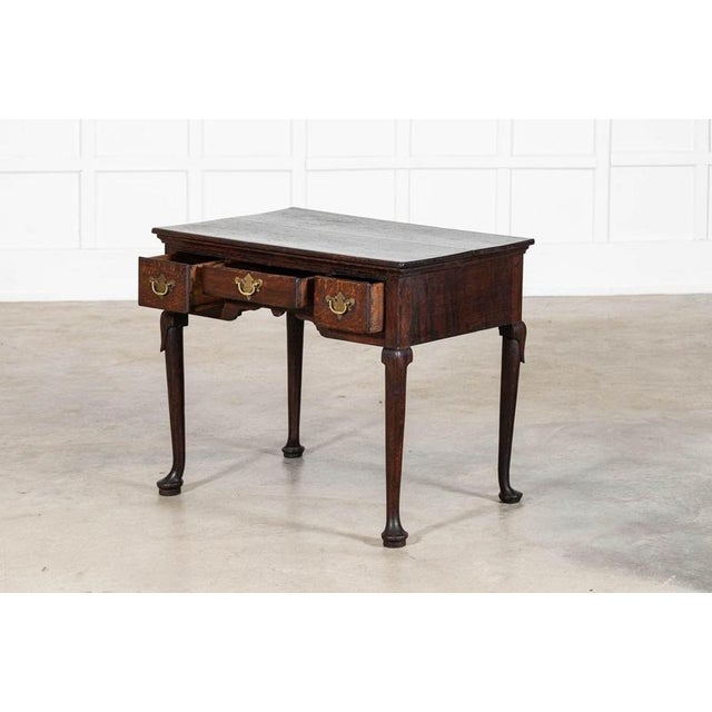 18th Century English Oak Side Table, 1780s For Sale - Image 4 of 13