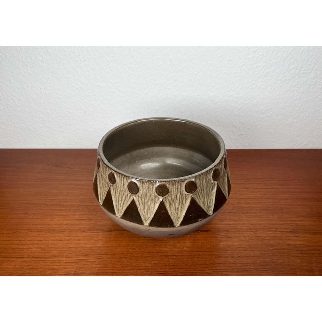 Mid-Century Modern Danish Studio Pottery Bowl from Sejer Keramik, 1960s For Sale - Image 11 of 14