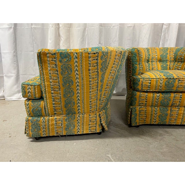 Mid-Century Modern Vintage Barrel Chairs by Knapp & Tubbs, a Pair For Sale - Image 3 of 9