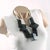 Contemporary Transparent Gray Lucite Geometric Bib Necklace For Sale - Image 3 of 8