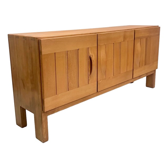 Sideboard in Elm from Maison Regain, France, 1970 For Sale
