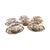 Set of Six Antique English Coalport Indian Tree Scalloped Flat Bouillon Cups & Saucers, Circa 1891–1919 For Sale In West Palm - Image 6 of 8