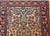 Cream Vintage Persian Sarouk Accent Rug, Hand-Knotted Wool, Allover Floral Pattern, 2x4, Ivory & Navy For Sale - Image 8 of 13