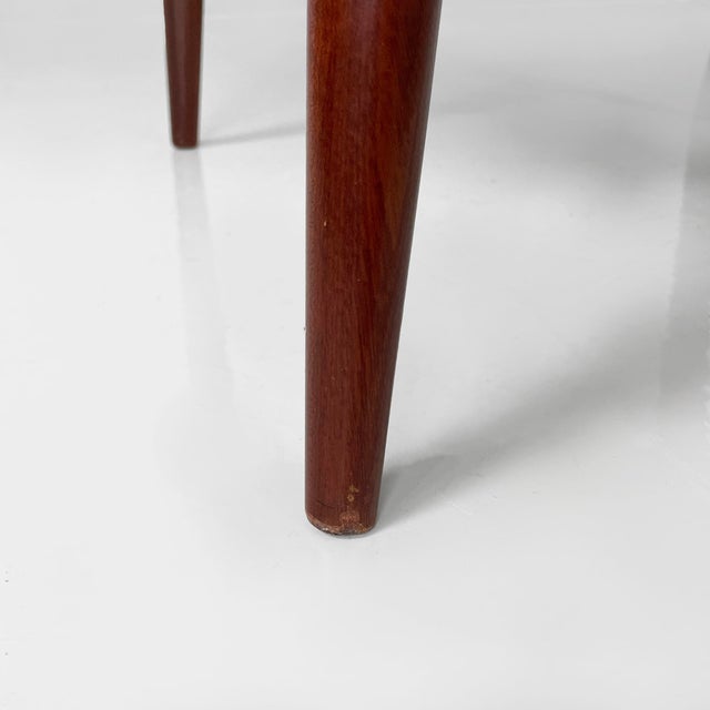 Set of Mid-Century Modern Italian Armchairs in Fabric and Wood, 1940s For Sale - Image 15 of 16