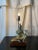 Vintage Asian James Mont Style Gilt Metal Asian Deity Lamp. For Sale In Baltimore - Image 6 of 10