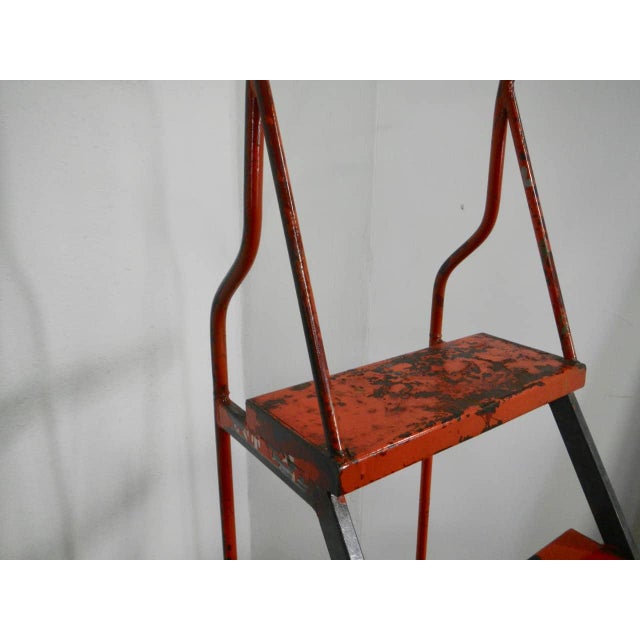 Mid-Century Iron Ladder, 1950 For Sale - Image 6 of 12