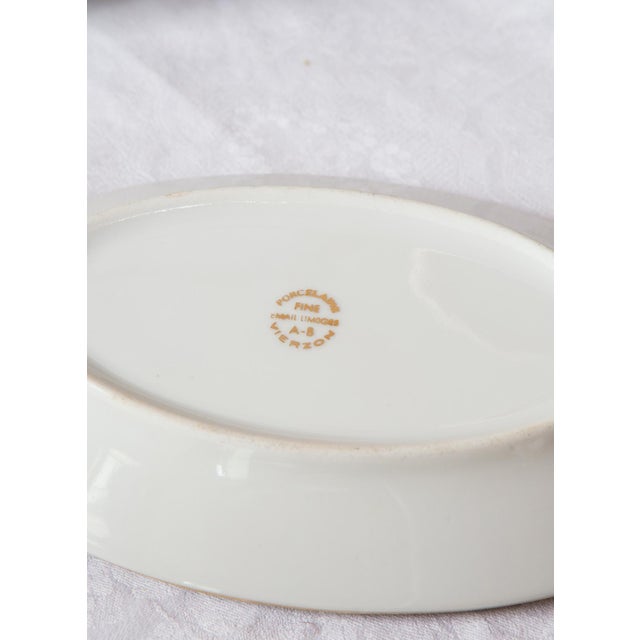 Flat and Deep Porcelain Plates for 12 from Limoges, 1960s, Set of 25 For Sale - Image 6 of 8