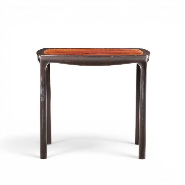 Wood Edward Wormley for Dunbar Mid Century Rosewood Side End Tables - Pair For Sale - Image 7 of 14