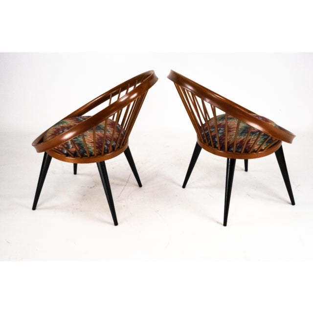 Circle Chairs by Yngve Ekström for Swedese, Sweden, 1950s, Set of 2 For Sale - Image 13 of 17