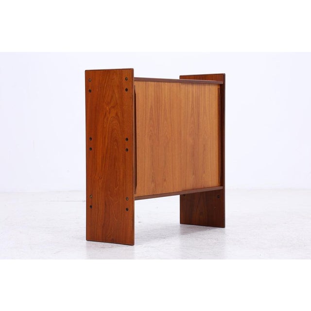 Vintage Teak Chest of Drawers with Sliding Doors, 1960s For Sale - Image 12 of 14