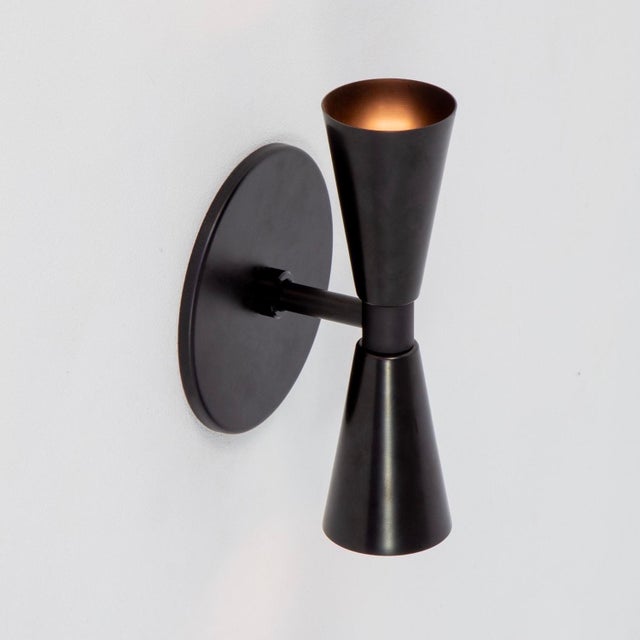 Cone 2 Sconce Small, Modern, by Research.Lighting, Modern, Minimal For Sale - Image 12 of 12