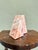 Pink Vintage Rose Pink Marble Wedge Bookends, a Pair — Mid-Century Modern Decor For Sale - Image 8 of 8