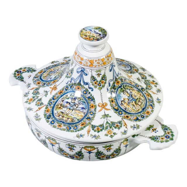 Bowls in Ceramics from Merget to Moustiers. France, 1920s For Sale