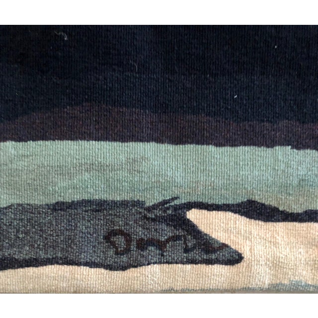 Early 20th Century (after) Arthur Dove, Handmade Wool Tapestry Abstract American Modernist Arthur Dove Aubusson Style For Sale - Image 9 of 12