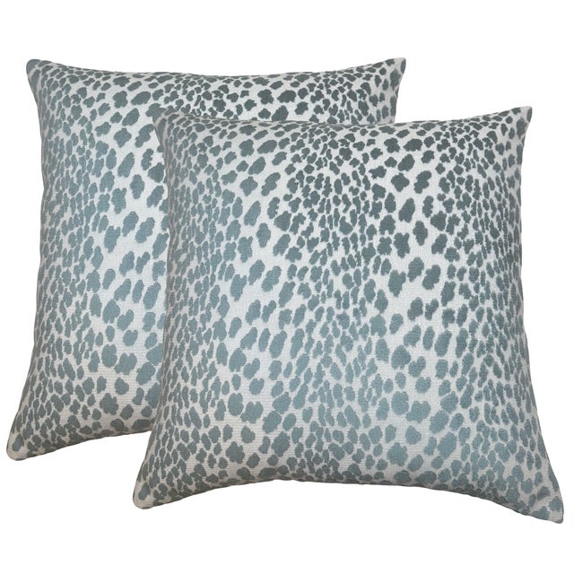 ⭐️ Ships Within 2 Days On the Front: Spotted Velvet Fabric On the Back: Ivory Linen Fabric Centered Pattern Placement All...